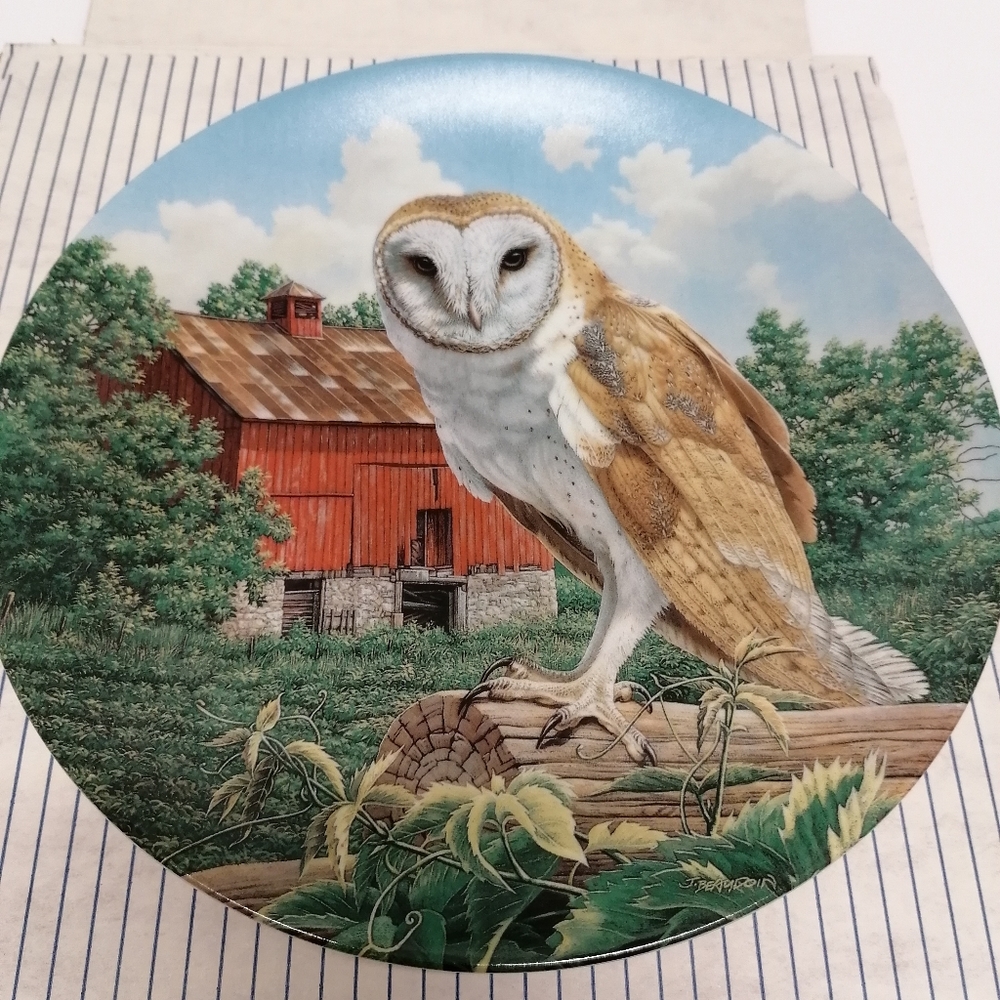 The Barn Owl Collection Plate.